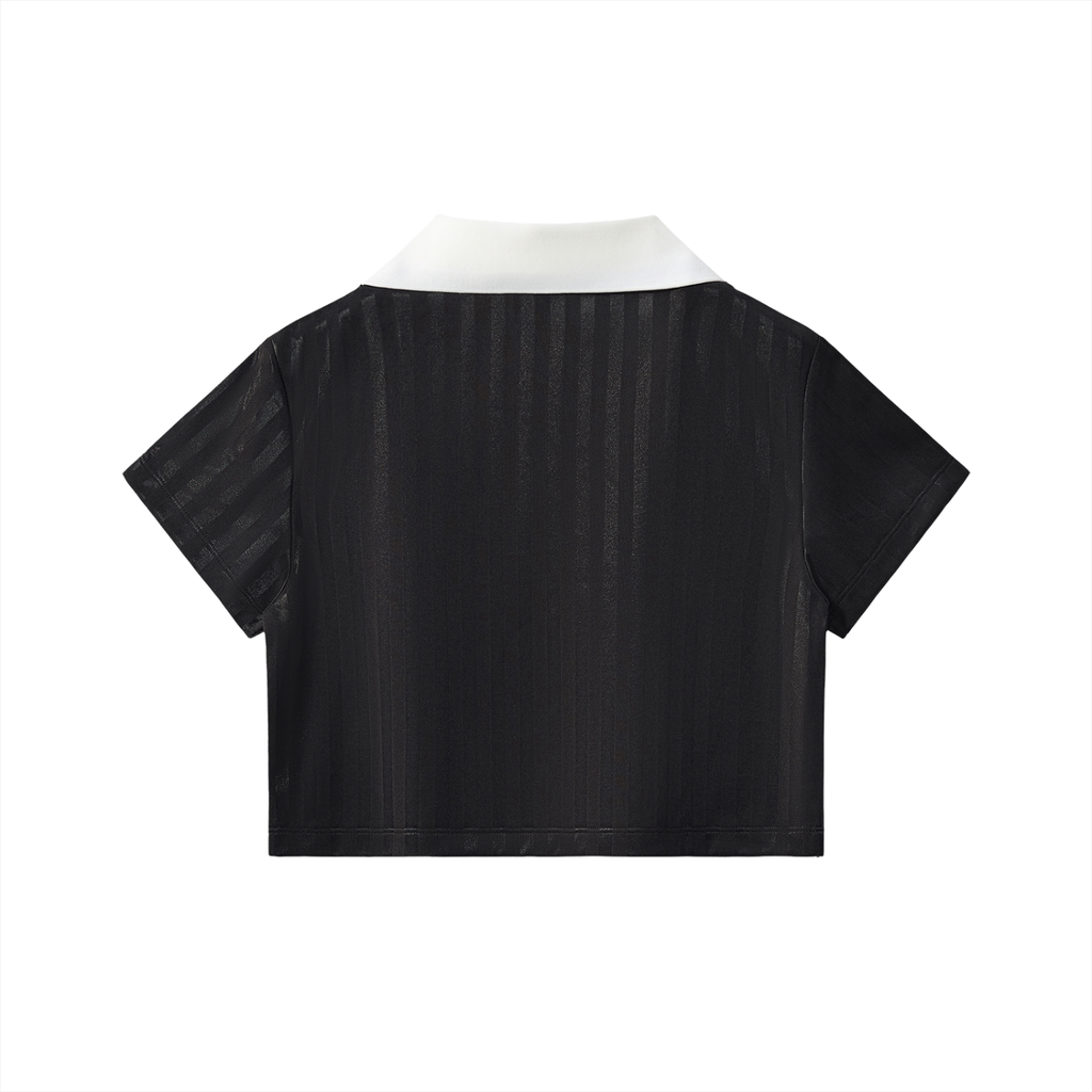 CROPPED SCRIPT JERSEY