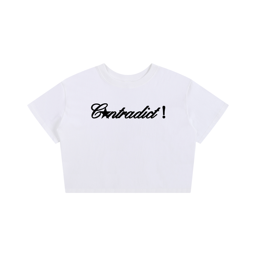 WHITE BABY TEE