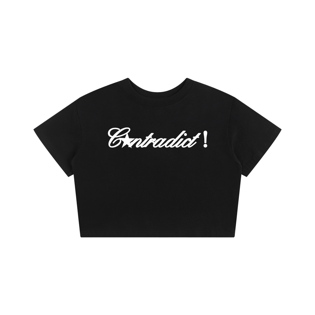 BLACK BABY TEE