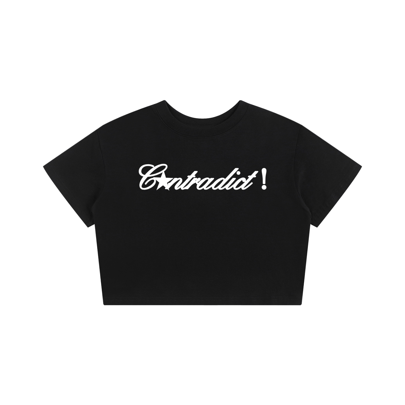 BLACK BABY TEE